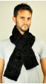 Karakul fur scarf - black